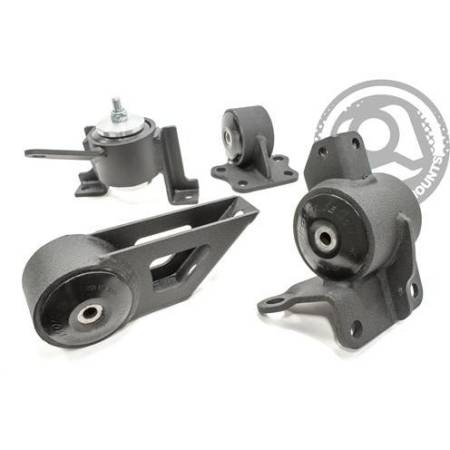 Innovative Mounts - Innovative 05-12 Lotus ELISE/EXIGE 2ZZ Black Steel Mounts 75A Bushings