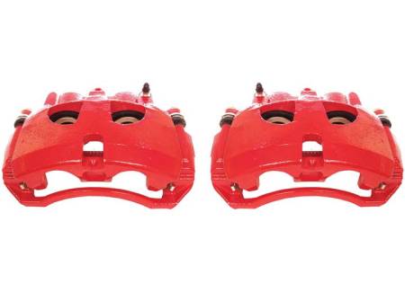 Power Stop - PowerStop 09-10 Dodge Ram 2500 Front Red Calipers w/Brackets - Pair