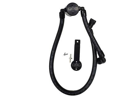 J&L Oil Separator Co - J&L Oil Separator 3.0 Passenger Side 2011-14 Mustang GT/12-13 Boss 302 Remote Mount - Black Anodized