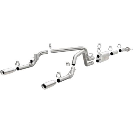 MagnaFlow Exhaust Products - MagnaFlow Stainless Cat-Back Exhaust 2015 Chevy Colorado/GMC Canyon Dual Split Rear Exit 3.5in
