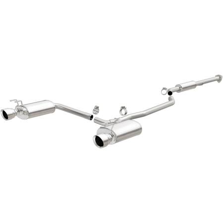 MagnaFlow Exhaust Products - MagnaFlow Sys Cat-Back 2015 Honda Accord 3.5L V6 2.5in SS Dual Split Rear Polished 4.5 Tip