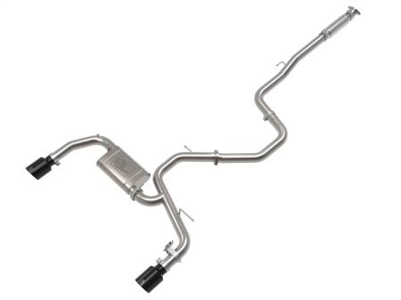 aFe Power (Advanced FLOW Engineering) - aFe Takeda Hyundai Elantra N 22-23 L4-2.0L (t) 3in 304 SS Cat-Back Exhaust w/ Black Tips