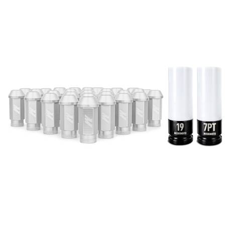 Mishimoto - Mishimoto Aluminum Locking Lug Nuts M12x1.5 27pc Set Silver