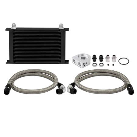 Mishimoto - Mishimoto Universal 19 Row Oil Cooler Kit - Black
