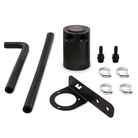 Mishimoto - Mishimoto 2016+ Honda Civic 1.5L Turbo Baffled Oil Catch Can Kit - Black (PCV Side)