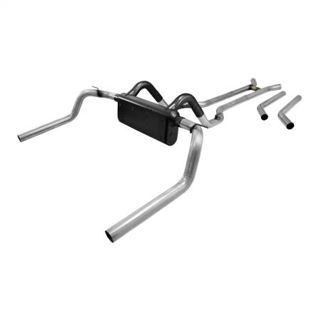 Flowmaster - Flowmaster 67-74 Nova/Cam American Thunder Header-Back System 409S - Dual Rear Exit