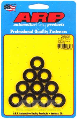 ARP - ARP 7/16 ID 7/8 OD chamfer black washers 200-8532