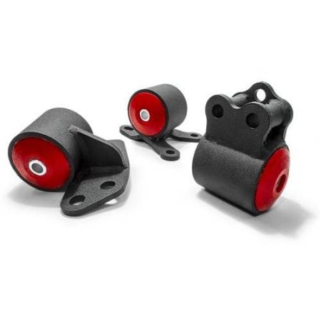 Innovative Mounts - Innovative 92-95 Civic B/D Series Black Steel Mounts 75A Bushings (3 Bolt)