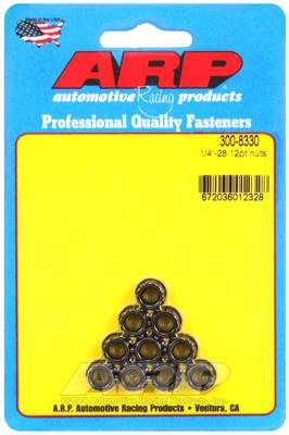 ARP - ARP 1/4-28 12pt nut kit 300-8330