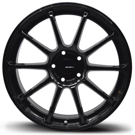 Avid.1 Wheels - Avid.1 Wheels Rim AV-27 18x9.5 5x114.3 ET38 73.1CB Gloss Black