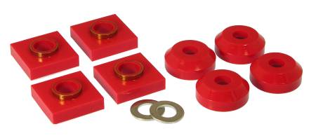 Prothane - Prothane 76 & Earlier Ford F150/250 Transfer Case Mounts - Red