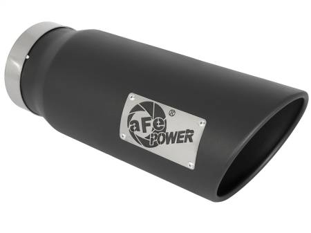 aFe Power (Advanced FLOW Engineering) - aFe MACH Force-Xp 5in In x 6in Out x 15in L Bolt-On 409 SS Exhaust Tip - Black