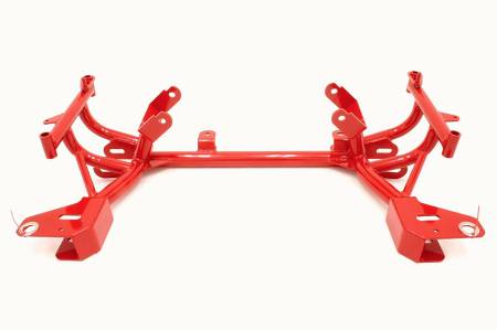 BMR Suspension - BMR 98-02 4th Gen F-Body K-Member w/ Turbo LS1 Motor Mounts and STD. Rack Mounts - Red