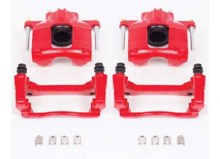 Power Stop - PowerStop 08-16 Chrysler Town & Country Front Red Calipers w/Brackets - Pair