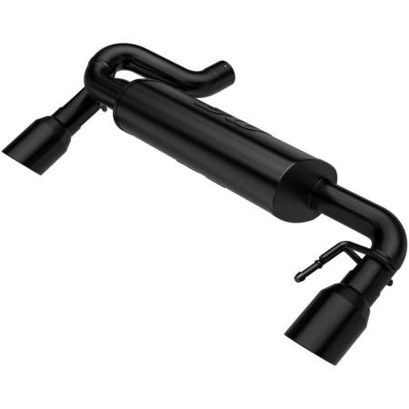 MagnaFlow Exhaust Products - MagnaFlow 2021 Ford Bronco Street Series Axle-Back Exhaust w/ Dual Split Rear Style Exit- Black Tips