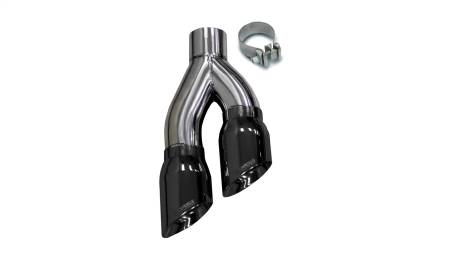 CORSA Performance - Corsa 1999-2006 Universal Stainless Steel Twin 4.0in Black PVD Pro-Series Tip