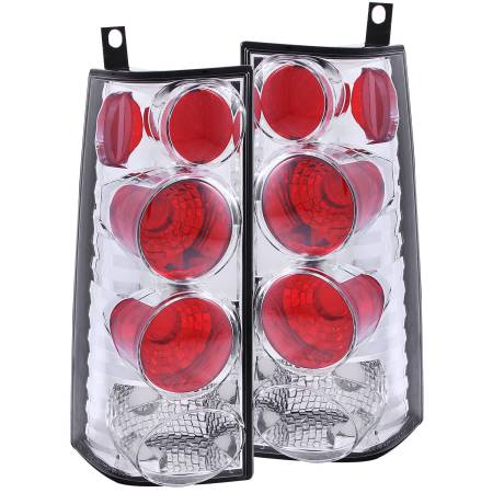 ANZO Headlights, Tail Lights and More  - ANZO 2003-2015 Chevrolet Express Taillights Chrome