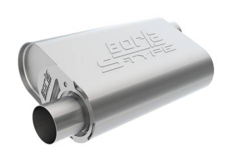 Borla - Borla CrateMuffler LS3 S-Type 2.25in Offset/Offset 14inx4.35inx9in Oval Muffler