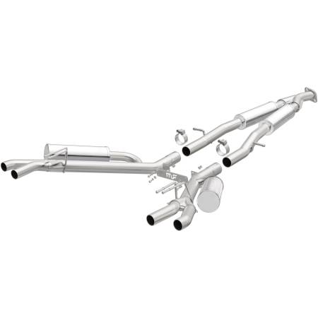 MagnaFlow Exhaust Products - MagnaFlow Cat-Back Competition Exhaust 18-19 Kia Stinger L4-2.0LGAS Quad 2.5in Stainless Tips