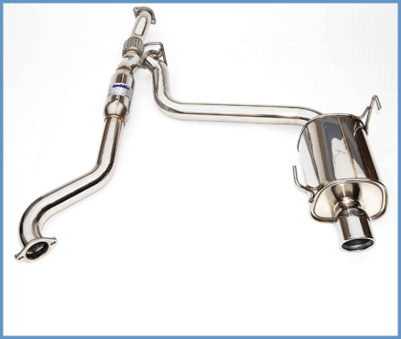 Invidia - Invidia 15+ Subaru WRX/STI Single Q300 Rolled Stainless Steel Tip Cat-back Exhaust