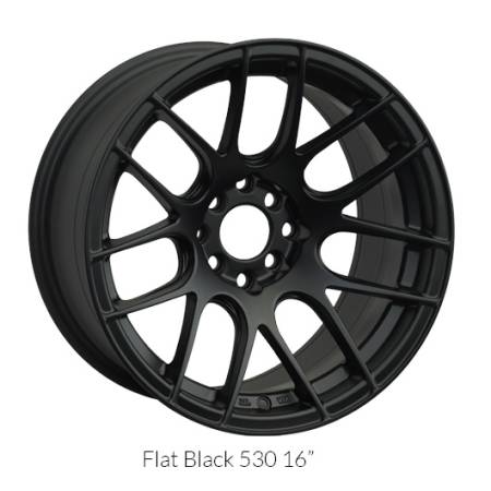 XXR Wheels - XXR Wheel Rim 530 18X8.75 5x100/5x114.3 ET20 73.1CB Flat Black
