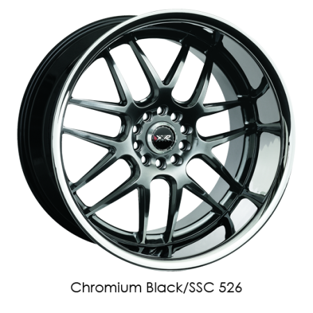 XXR Wheels - XXR Wheel Rim 526 18X9 5x114.3/5x120 ET35 73.1CB Chromium Black / SSC