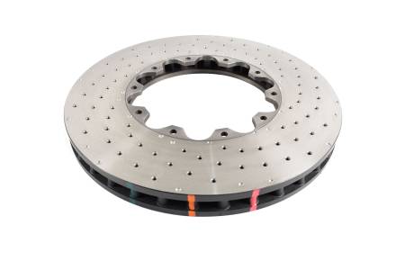 DBA (Disc Brakes Australia) - DBA 19+ Chevrolet Camaro ZL1 (w/ M6 Nuts) 5000 Series Cross Drilled & Dimpled Brake Rotor