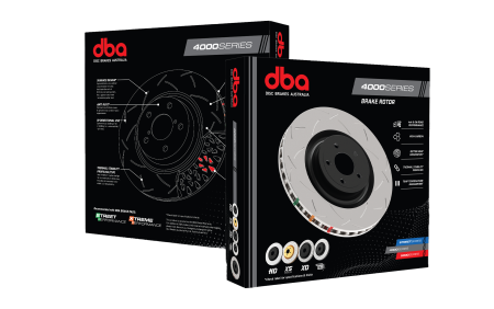 DBA (Disc Brakes Australia) - DBA 2016-2017 Ford Focus RS Drilled & Slotted 4000 Series Rotor