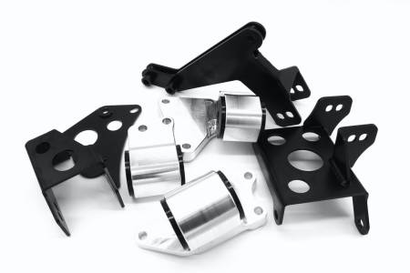 Hasport Performance - Hasport Engine Mount Kit For K-Series Engine into 96-00 Civic (requires 92-95 Civic front subframe/suspension) Most Extreme (94a) urethane