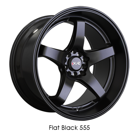 XXR Wheels - XXR Wheel Rim 555 17x8 5x100/5x114.3 ET35 73.1CB Flat Black
