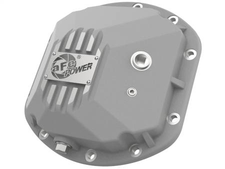 aFe Power (Advanced FLOW Engineering) - aFe 97-18 Jeep Wrangler TJ/JK Dana 30 Street Series Differential Cover w/ Machined Fins - Raw