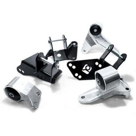 Innovative Mounts - Innovative 96-00 Civic K-Series Silver Aluminum Mounts 95A Bushings (EG/DC Subframe)