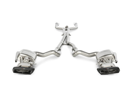 Akrapovic - Akrapovic 15-17 AMG C63 Estate Evolution Line Cat Back (Titanium) w/ Carbon Tips (Req. Link Pipe)