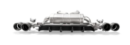 Akrapovic - Akrapovic 18+ BMW M5 (F90) Rear Carbon Fiber Diffuser - Matte w/Red Akrapovic Logo