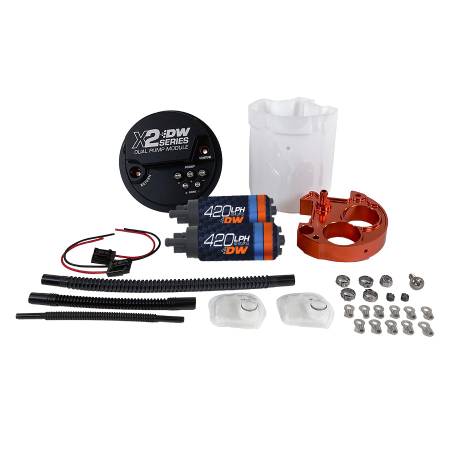 DeatschWerks - DeatschWerks X2 Series Fuel Pump Module with Dual DW420 Pumps For 2008-21 WRX/STI