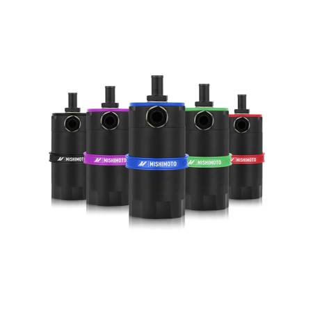Mishimoto - Mishimoto Universal Baffled Oil Catch Can - Blue