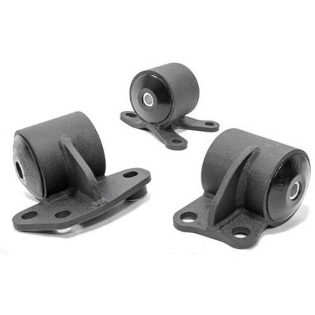 Innovative Mounts - Innovative 92-95 Civic B/D Series Black Steel Mounts 60A Bushings (2 Bolt)