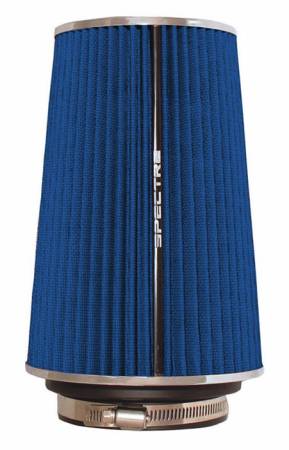 Spectre Performance - Spectre Adjustable Conical Air Filter 9-1/2in. Tall (Fits 3in. / 3-1/2in. / 4in. Tubes) - Blue