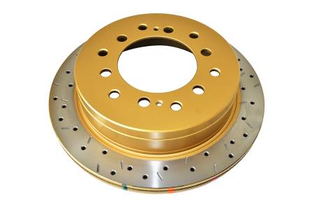 DBA (Disc Brakes Australia) - DBA Toyota Cruiser Rear Drilled & Slotted 4000 Series Rotor