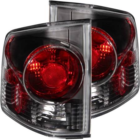 ANZO Headlights, Tail Lights and More  - ANZO 1995-2005 Chevrolet S-10 Taillights Dark Smoke 3D Style
