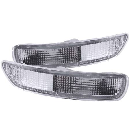 ANZO Headlights, Tail Lights and More  - ANZO 1993-1997 Toyota Corolla Euro Parking Lights Chrome