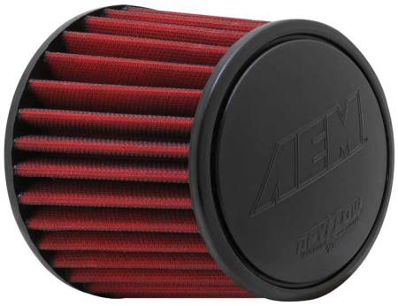 AEM Induction - AEM 3.25 inch DRY Flow Short Neck 5 inch Element Filter Replacement