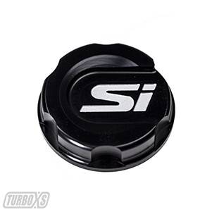 Turbo XS - Turbo XS 2016+ Honda Civic Black Oil Cap