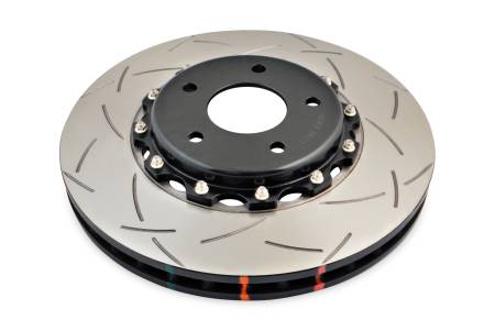 DBA (Disc Brakes Australia) - DBA Nissan Skyline (Various) Front Slotted 5000 Series 2 Piece Rotor Assembled w/ Black Hat