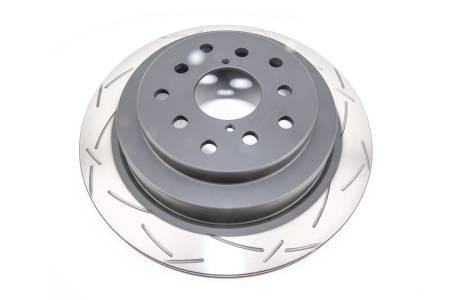 DBA (Disc Brakes Australia) - DBA 2001 Subaru Impreza WRX STI 10 Stud Hole Rear Slotted 4000 Series Uni-Directional Rotor