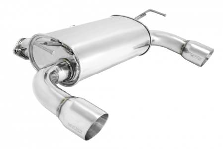 Megan Racing - Megan Racing Axle Back Exhaust System: Infiniti G37 Coupe 2008-13, Q60 2014 Stainless Roll Tips