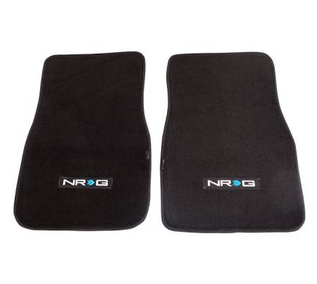 NRG Innovations - NRG Innovations Floor Mats - Universal (NRG Logo) - 2pc.