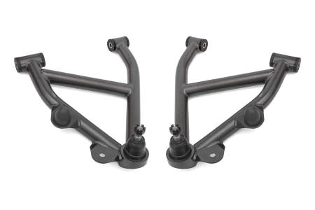 BMR Suspension - BMR 82-92 GM F-Body A-Arms Lower DOM Non-Adj Delrin Bushings Coilover - Black Hammertone