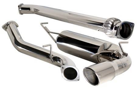 Turbo XS - Turbo XS 08+ WRX Hatch Catback Exhaust Polished Tips