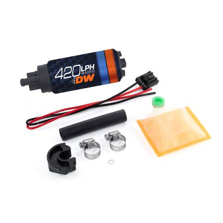 DeatschWerks - DeatschWerks DW420 Series 420lph In-Tank Fuel Pump w/ Install Kit For 89-94 240SX